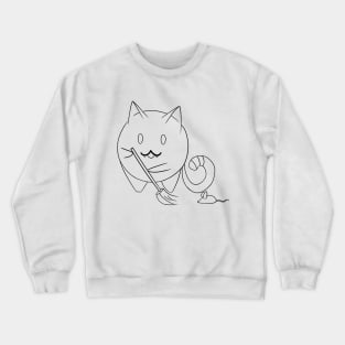 Cat and mouse Crewneck Sweatshirt